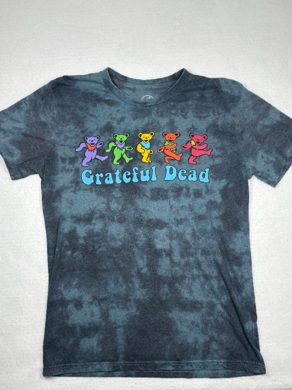 Grateful Dead Dancing Bears Tie Dye Graphic Band Tee T-Shirt Rock Festival XL